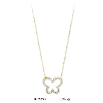 Harem Altın KLY299 14 Ayar Altın Kelebek Kolye
