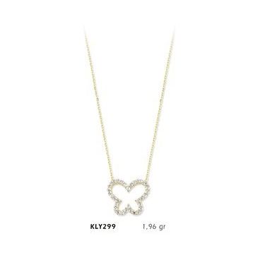 Harem Altın KLY299 14 Ayar Altın Kelebek Kolye