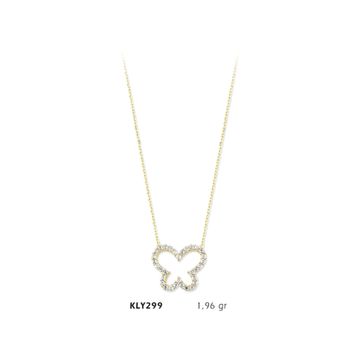 Harem Altın KLY299 14 Ayar Altın Kelebek Kolye