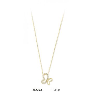 Harem Altın KLY303 14 Ayar Altın Kelebek Kolye