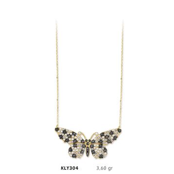 Harem Altın KLY304 14 Ayar Altın Kelebek Kolye
