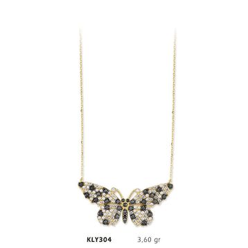 Harem Altın KLY304 14 Ayar Altın Kelebek Kolye