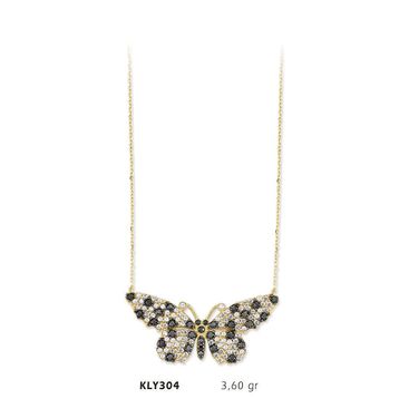 Harem Altın KLY304 14 Ayar Altın Kelebek Kolye