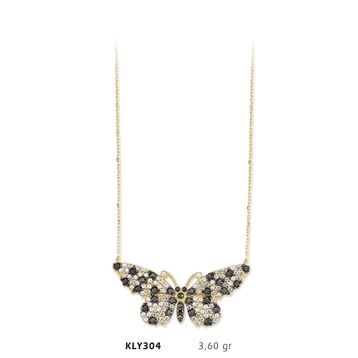 Harem Altın KLY304 14 Ayar Altın Kelebek Kolye