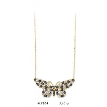 Harem Altın KLY304 14 Ayar Altın Kelebek Kolye