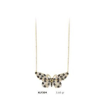 Harem Altın KLY304 14 Ayar Altın Kelebek Kolye