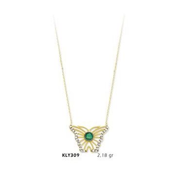 Harem Altın KLY309 14 Ayar Altın Fantezi Kelebek Kolye