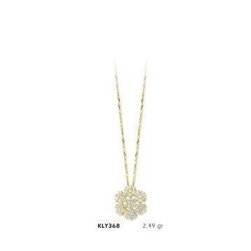 Harem Altın KLY368 14 Ayar Altın Kar Tanesi Kolye