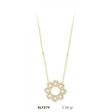 Harem Altın KLY379 14 Ayar Altın Çiçek Kolye