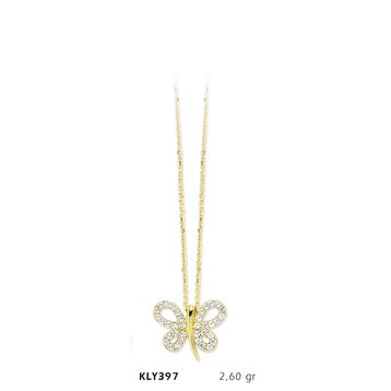 Harem Altın KLY397 14 Ayar Altın Yusufçuk Kolye
