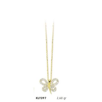 Harem Altın KLY397 14 Ayar Altın Yusufçuk Kolye