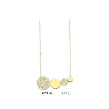 Harem Altın KLY410 14 Ayar Altın Oval Kolye