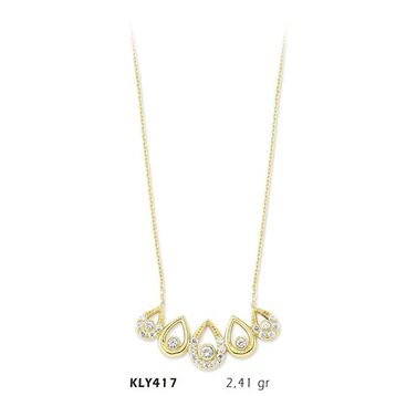Harem Altın KLY417 14 Ayar Damla Altın Kolye