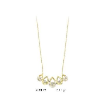 Harem Altın KLY417 14 Ayar Damla Altın Kolye