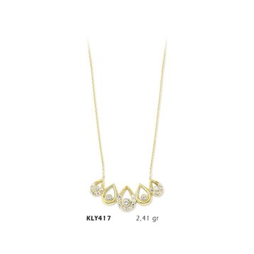 Harem Altın KLY417 14 Ayar Damla Altın Kolye