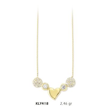 Harem Altın KLY418 14 Ayar Kalp Altın Kolye