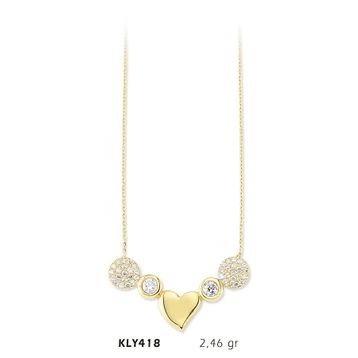 Harem Altın KLY418 14 Ayar Kalp Altın Kolye