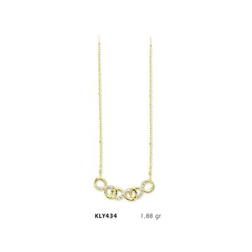 Harem Altın KLY434 14 Ayar Sonsuzluk Altın Kolye