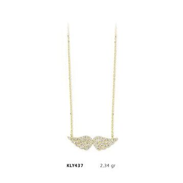 Harem Altın KLY437 14 Ayar Altın Melek Kanadı Kolye