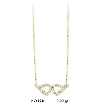 Harem Altın KLY438 14 Ayar Altın Melek Kanadı Kolye