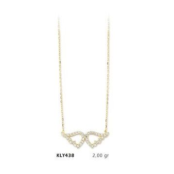Harem Altın KLY438 14 Ayar Altın Melek Kanadı Kolye