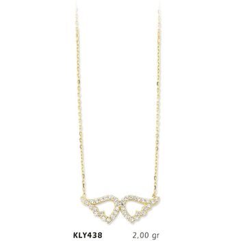 Harem Altın KLY438 14 Ayar Altın Melek Kanadı Kolye
