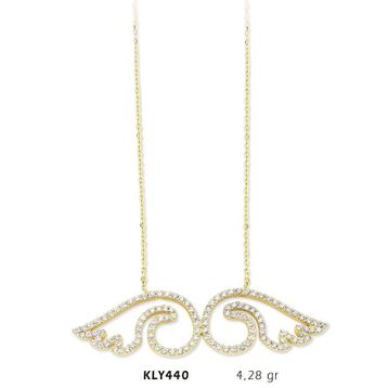 Harem Altın KLY440 14 Ayar Altın Melek Kanadı Kolye