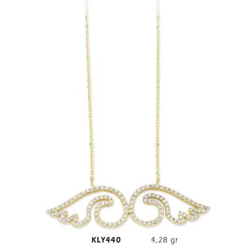 Harem Altın KLY440 14 Ayar Altın Melek Kanadı Kolye