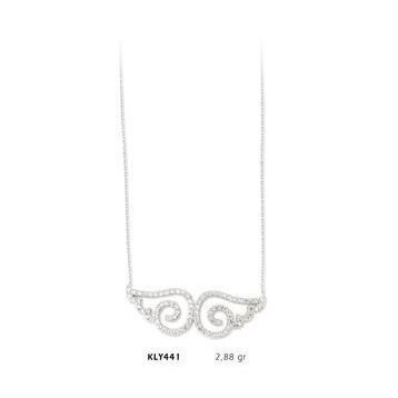 Harem Altın KLY441 14 Ayar Altın Melek Kanadı Kolye