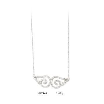Harem Altın KLY441 14 Ayar Altın Melek Kanadı Kolye