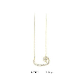 Harem Altın KLY469 14 Ayar Altın Vav Kolye