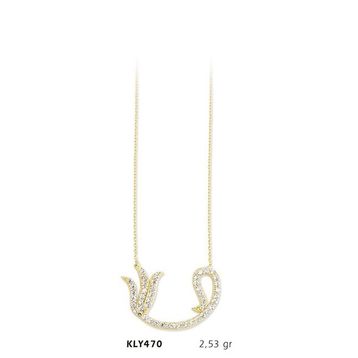 Harem Altın KLY470 14 Ayar Altın Vav Kolye