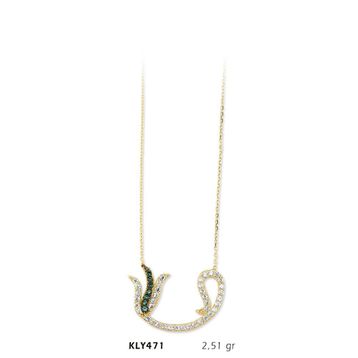 Harem Altın KLY471 14 Ayar Altın Vav Kolye