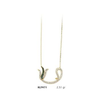 Harem Altın KLY471 14 Ayar Altın Vav Kolye