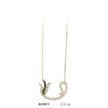 Harem Altın KLY471 14 Ayar Altın Vav Kolye