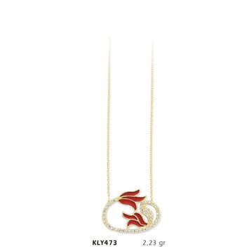 Harem Altın KLY473 14 Ayar Altın Vav Kolye