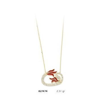 Harem Altın KLY474 14 Ayar Altın Vav Kolye