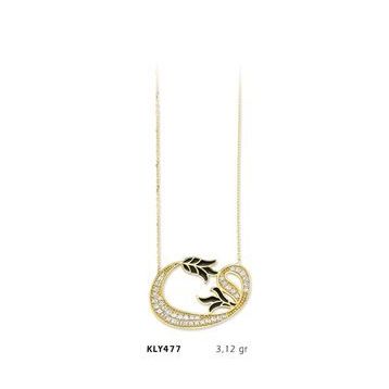 Harem Altın KLY477 14 Ayar Altın Vav Kolye