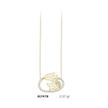 Harem Altın KLY478 14 Ayar Altın Vav Kolye