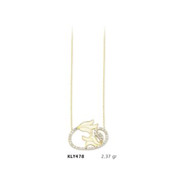Harem Altın KLY478 14 Ayar Altın Vav Kolye