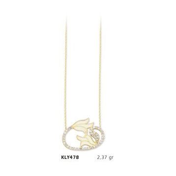 Harem Altın KLY478 14 Ayar Altın Vav Kolye