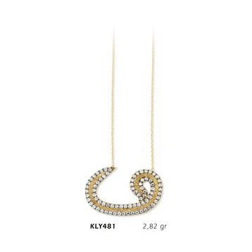 Harem Altın KLY479 14 Ayar Altın Vav Kolye