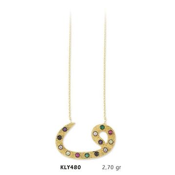 Harem Altın KLY480 14 Ayar Altın Vav Kolye