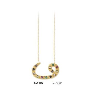 Harem Altın KLY480 14 Ayar Altın Vav Kolye