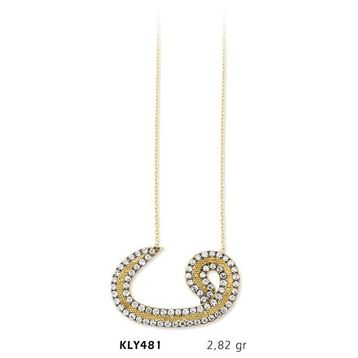 Harem Altın KLY481 14 Ayar Altın Vav Kolye