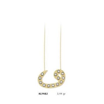 Harem Altın KLY482 14 Ayar Altın Vav Kolye