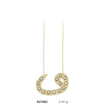 Harem Altın KLY482 14 Ayar Altın Vav Kolye