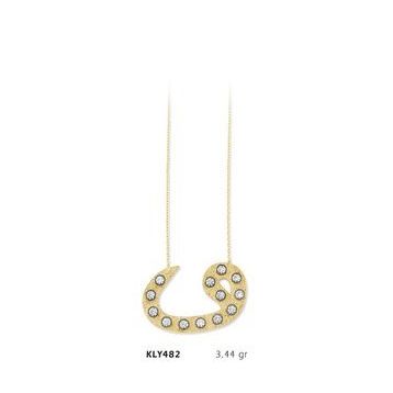 Harem Altın KLY482 14 Ayar Altın Vav Kolye