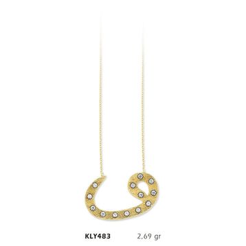 Harem Altın KLY483 14 Ayar Altın Vav Kolye