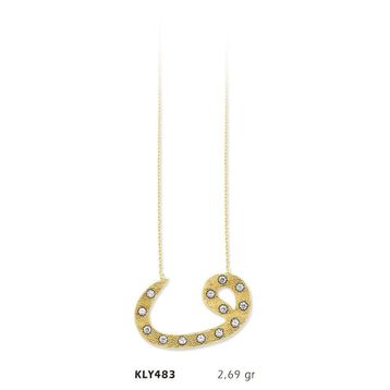 Harem Altın KLY483 14 Ayar Altın Vav Kolye